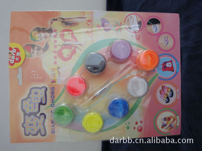 大班正品12色與8色變色蟲水性人體熒光顏料 創(chuàng)意文化用品供應(yīng)介紹